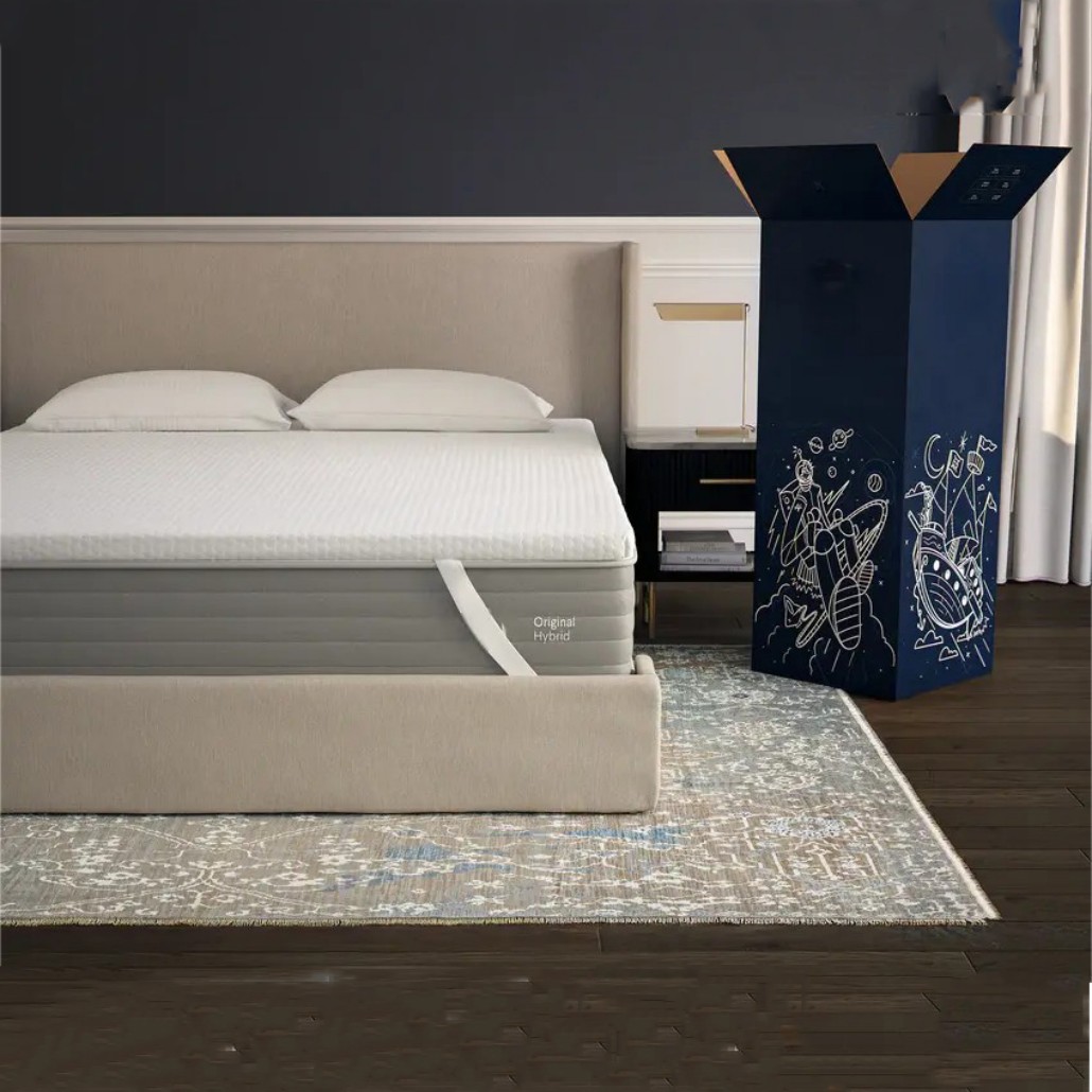 Pressure relief memory foam topper
