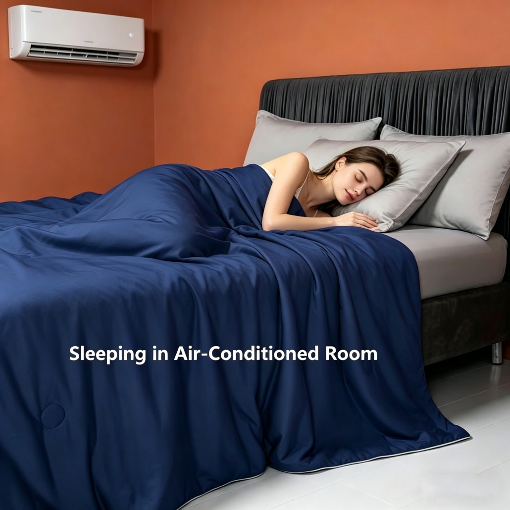 Cooling Silk Summer Blanket