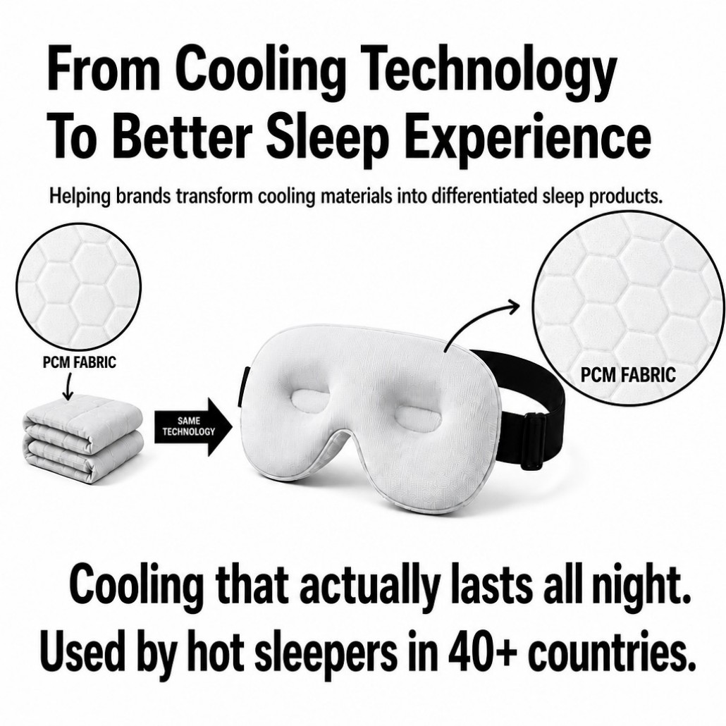 Not Just Darker. Cooler. — PCM All Night Cooling Sleep Mask
