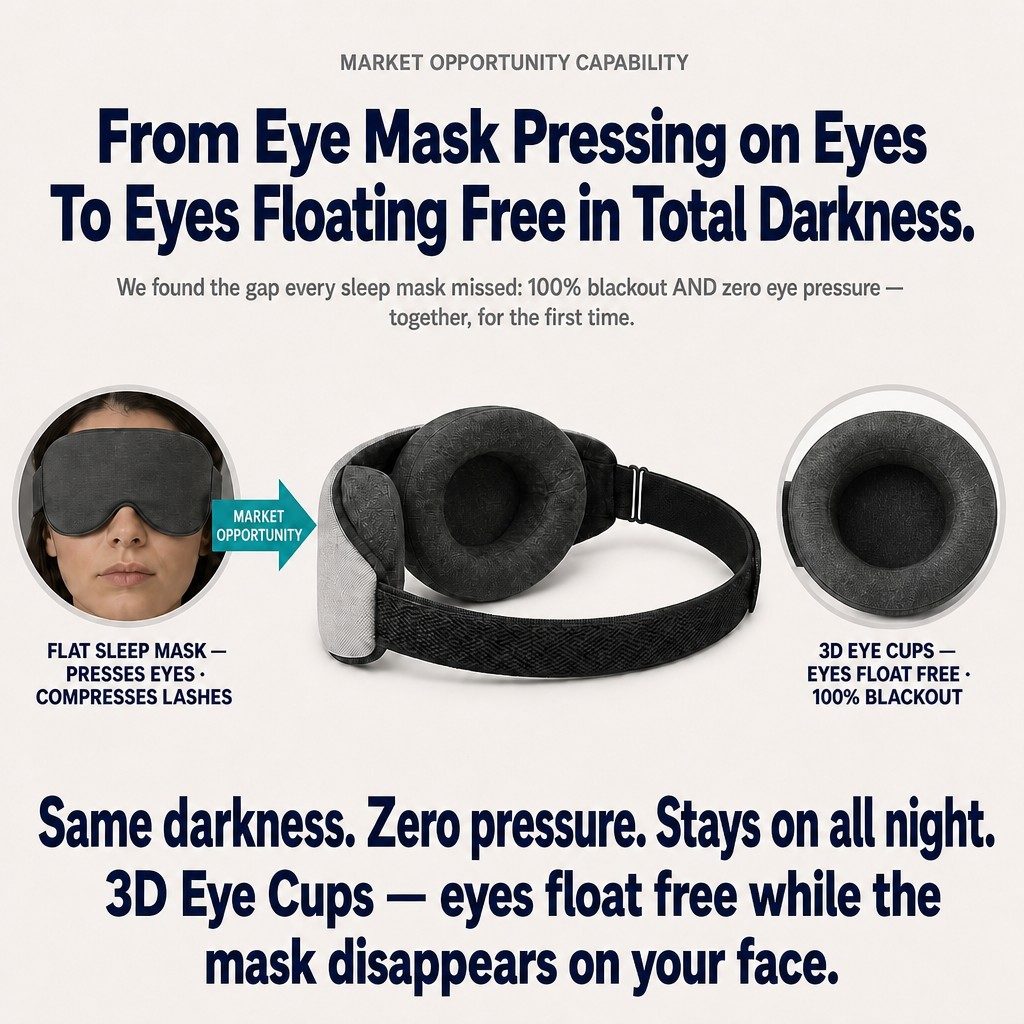 3D Eye Cup Sleep Mask