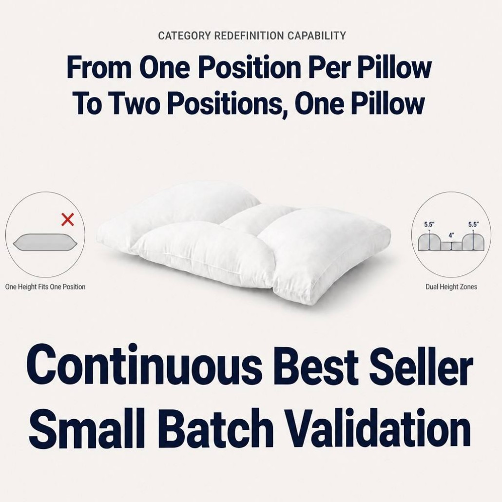 Dual-Zone Pillow