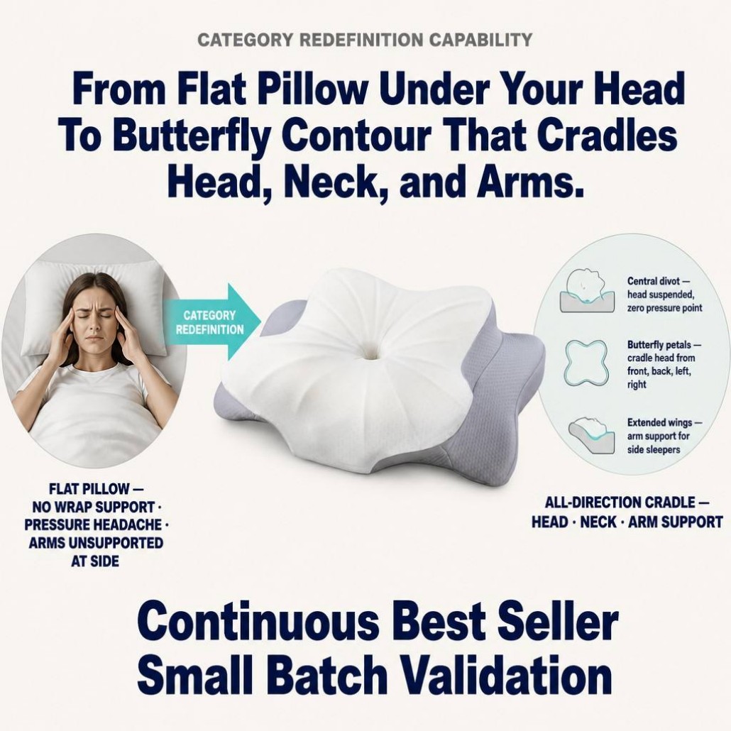 Butterfly Contour Pillow