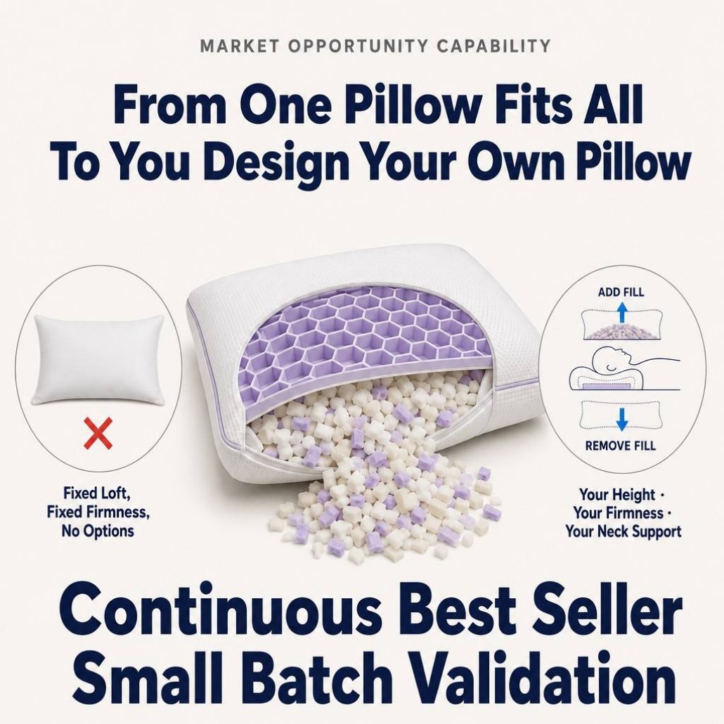 Adjustable Gel Grid Pillow