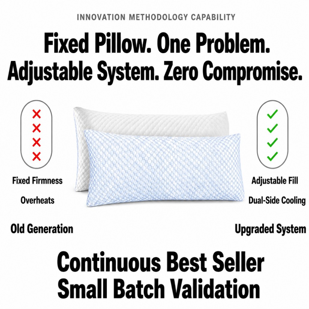 Adjustable Fill Pillow