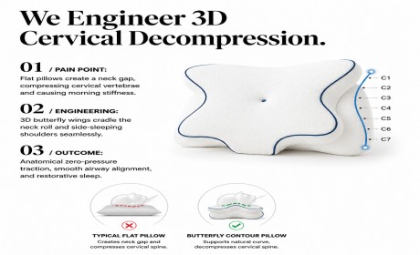 Butterfly Pillow vs. Traditional Pillow: How an Ergonomic Design Supports Different Sleep Positions