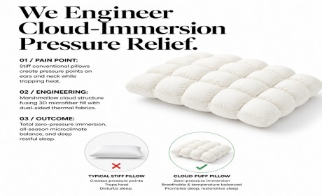 How to Develop a Fluffy Cooling Pillow: Fabric, Fill and Quilted Design