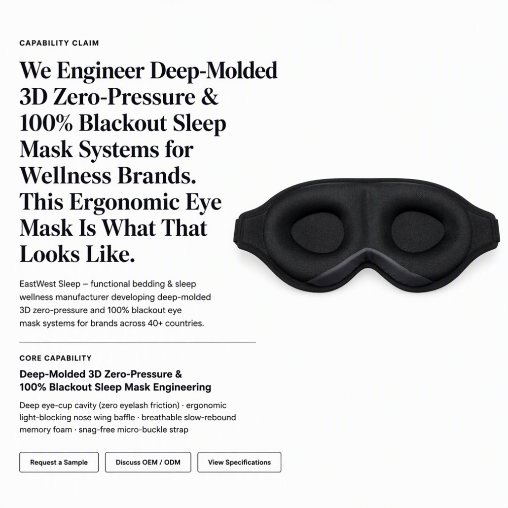 3D sleep eye mask