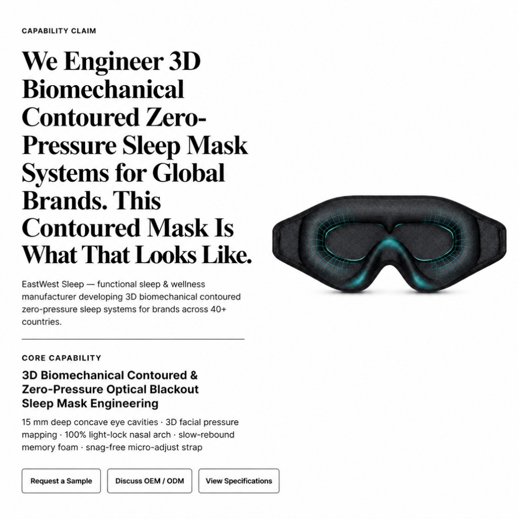 3D sleep eye mask