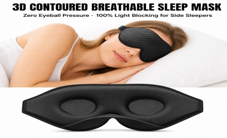 How to Choose a 3D Contoured Sleep Mask for Better Rest