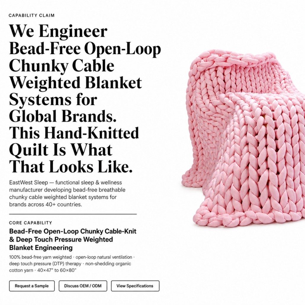 Chunky Knit Weighted Blanket