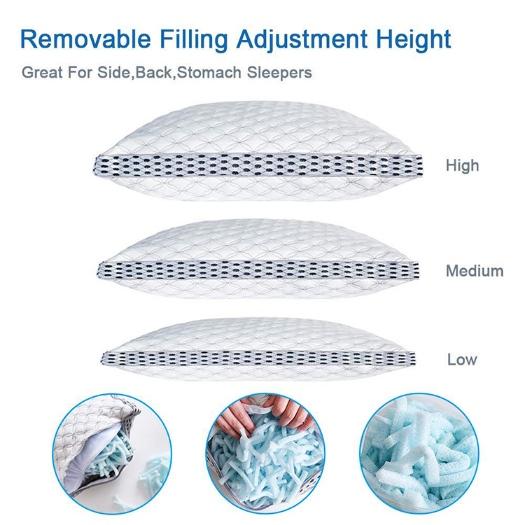 wholeslae infused pillow shredded memory foam