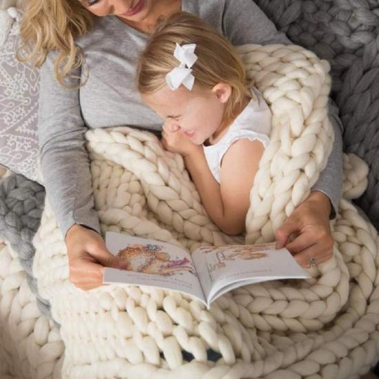 Warm Knit Throw Blanket