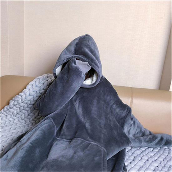 wearable blanket hoodie men